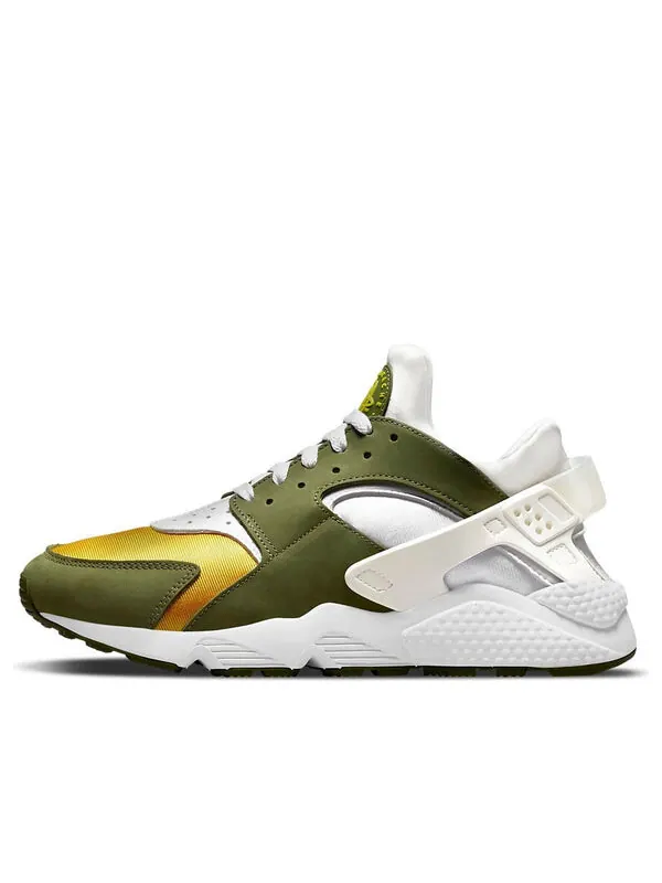 Кроссовки x stussy air huarache le Nike — изображение 1 из 4, белый/зеленый/желтый