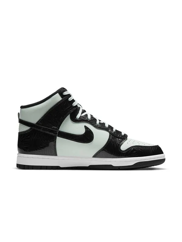 Кроссовки данки высокие se Nike — изображение 2 из 4, зеленый/черный/белый