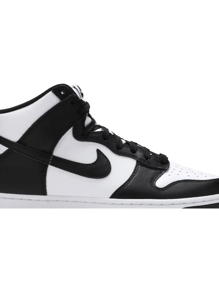 Кроссовки Nike Dunk High Black/White — изображение 3 из 9, черный