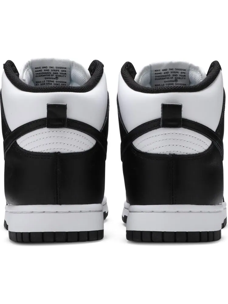 Кроссовки Nike Dunk High Black/White — изображение 5 из 9, черный