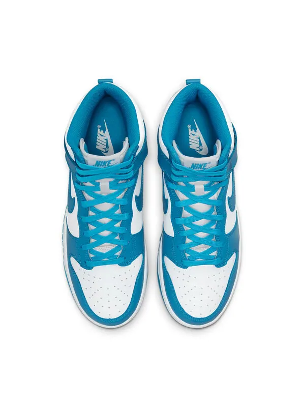 Кроссовки данк высокие Nike — изображение 3 из 4, белый/синий