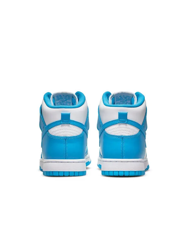 Кроссовки данк высокие Nike — изображение 4 из 4, белый/синий