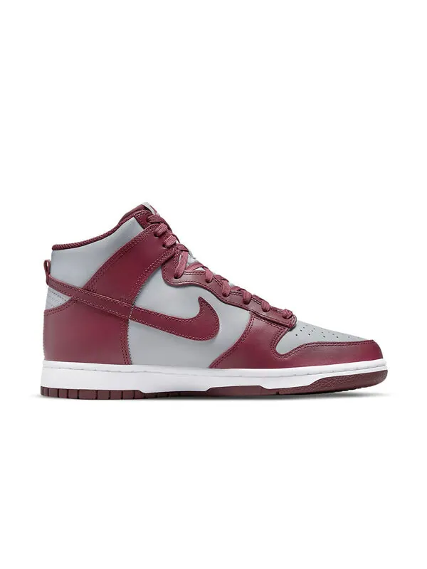 Кроссовки dunk high 'dark beetroot' Nike — изображение 2 из 4, темный/темный/серый