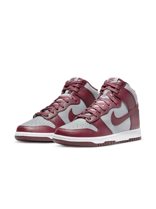 Кроссовки dunk high 'dark beetroot' Nike — изображение 3 из 4, темный/темный/серый