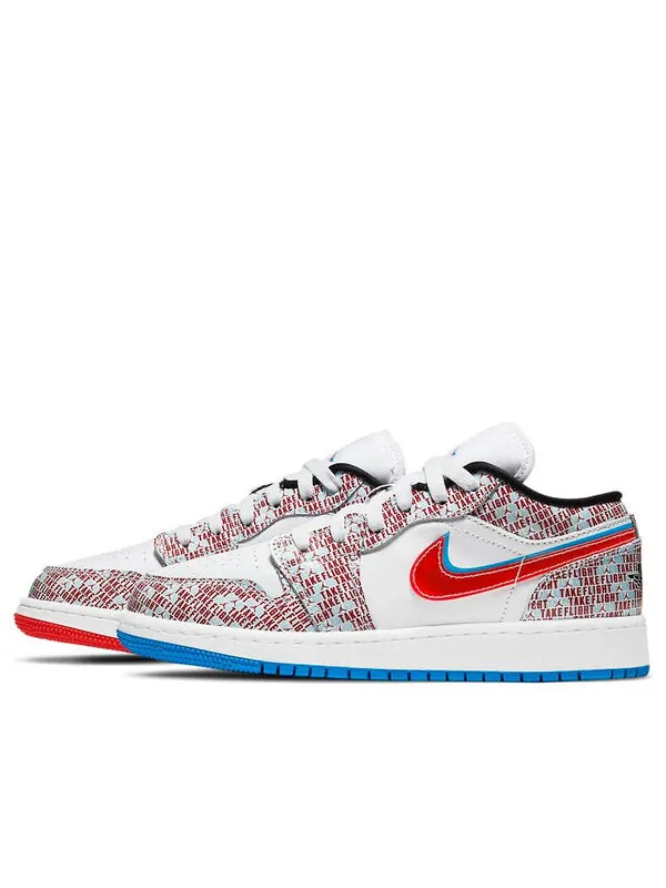 Кроссовки 1 low se Air Jordan — изображение 1 из 4, белый/красный/синий