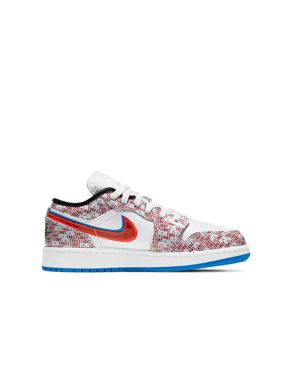 Кроссовки 1 low se Air Jordan — изображение 2 из 4, белый/красный/синий