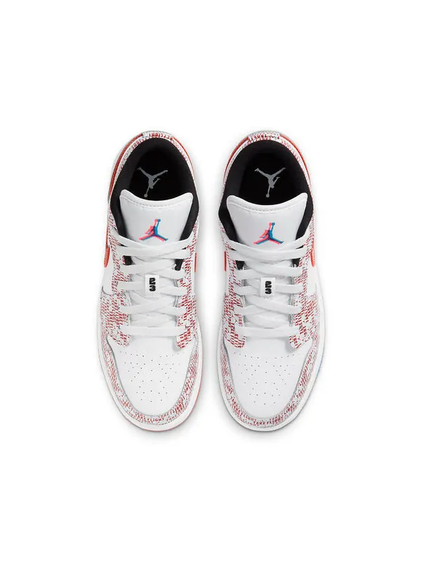 Кроссовки 1 low se Air Jordan — изображение 4 из 4, белый/красный/синий
