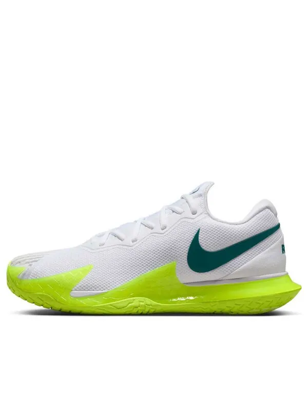 Кроссовки court zoom vapor cage 4 rafa 'white volt geode teal' Nike — изображение 1 из 4, белый