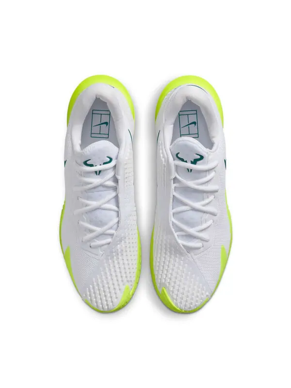 Кроссовки court zoom vapor cage 4 rafa 'white volt geode teal' Nike — изображение 4 из 4, белый