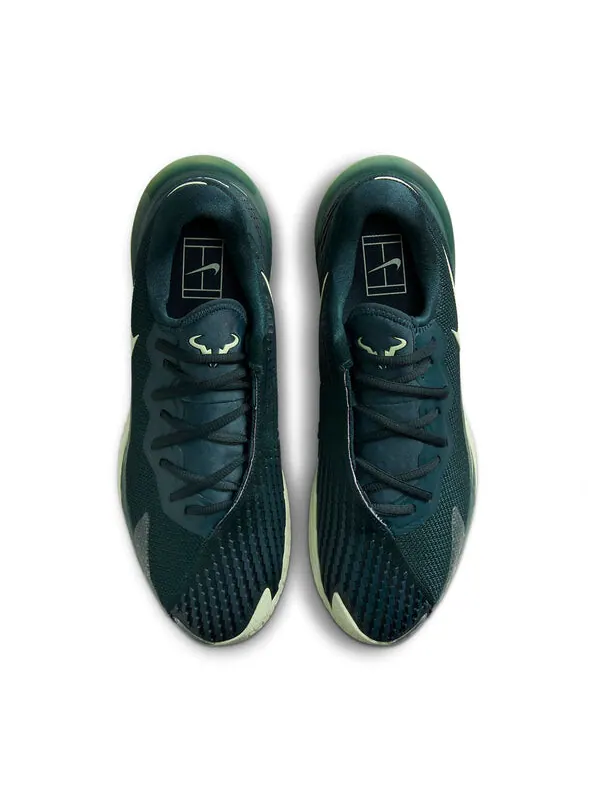 Кроссовки court zoom vapor cage 4 rafa 'deep jungle lime ice' Nike — изображение 4 из 4, зеленый