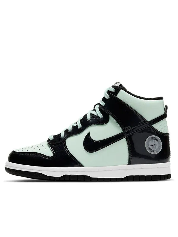 Кроссовки данки высокие se Nike — изображение 1 из 4, зеленый/черный/белый