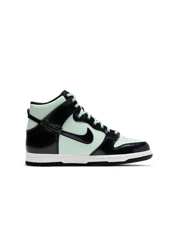 Кроссовки данки высокие se Nike — изображение 2 из 4, зеленый/черный/белый