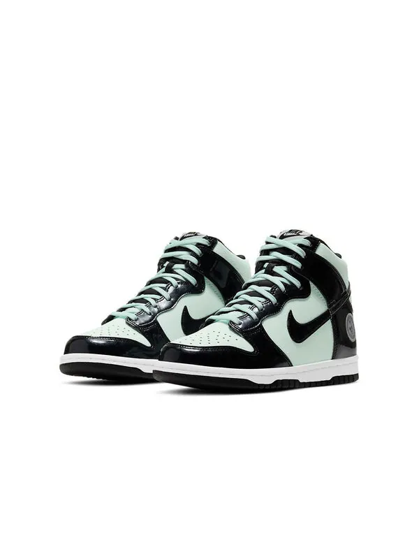 Кроссовки данки высокие se Nike — изображение 3 из 4, зеленый/черный/белый