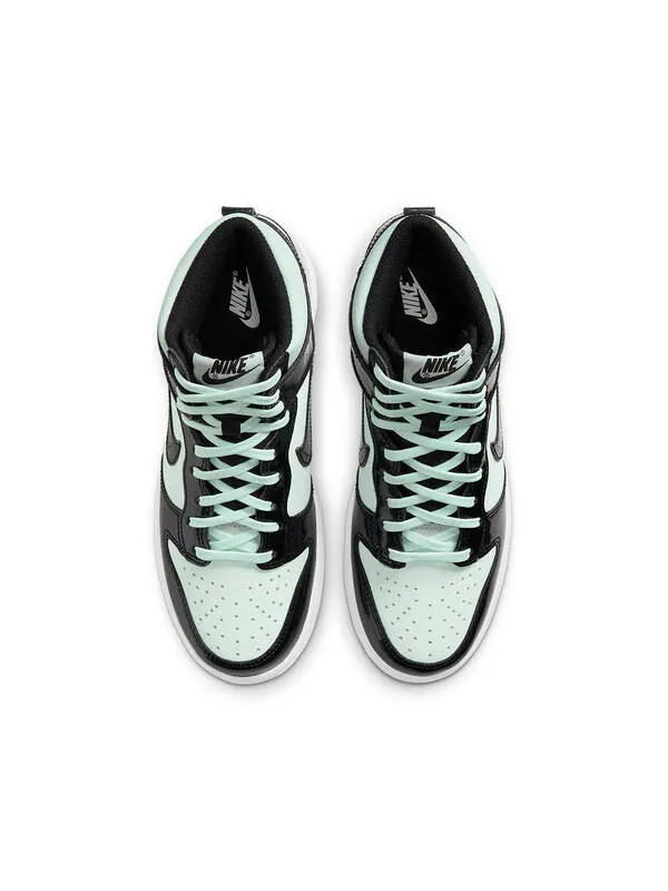Кроссовки данки высокие se Nike — изображение 4 из 4, зеленый/черный/белый