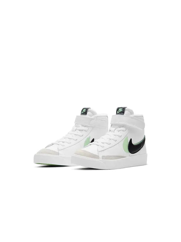 Кроссовки blazer mid '77 se 'double swoosh - white vapor green' Nike — изображение 3 из 4, черный/белый/зеленый