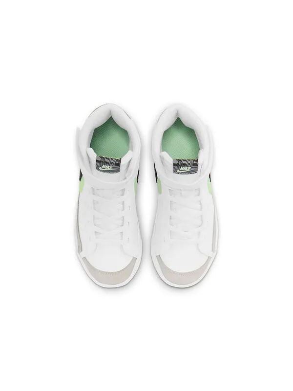 Кроссовки blazer mid '77 se 'double swoosh - white vapor green' Nike — изображение 4 из 4, черный/белый/зеленый