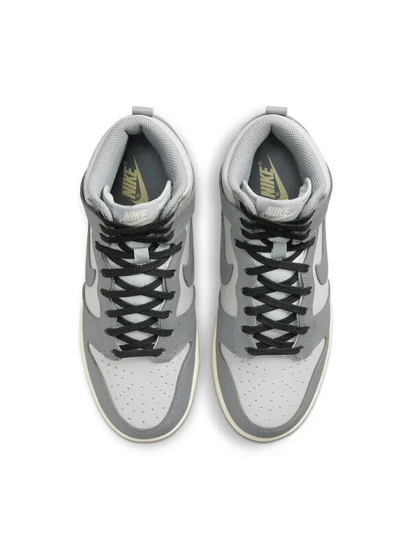 Кроссовки данк высокие Nike — изображение 4 из 4, серый/белый