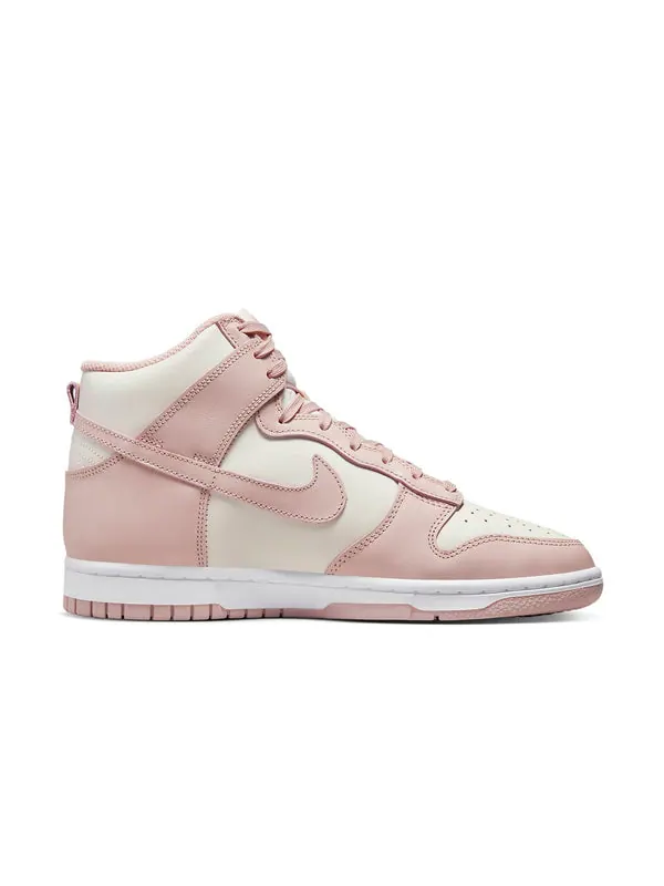 Кроссовки dunk high 'pink oxford' Nike — изображение 2 из 4, розовый/кремовый
