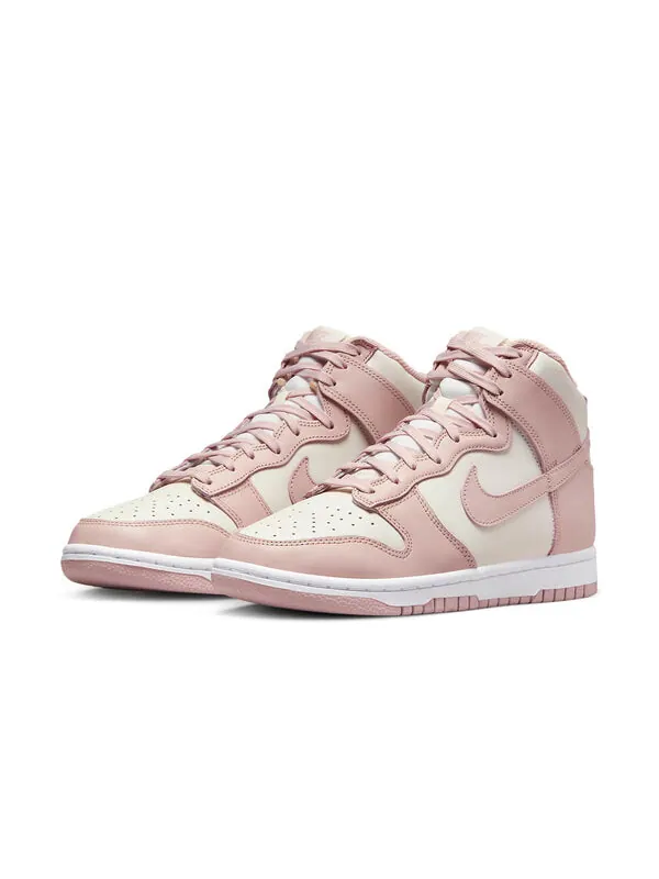Кроссовки dunk high 'pink oxford' Nike — изображение 3 из 4, розовый/кремовый