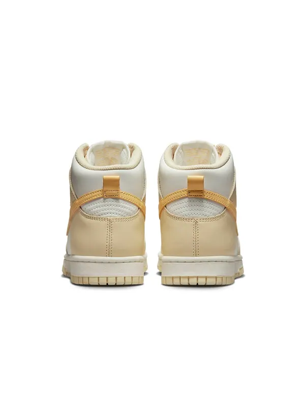 Кроссовки dunk high 'pale vanilla' Nike — изображение 4 из 4, бледный//золотистый