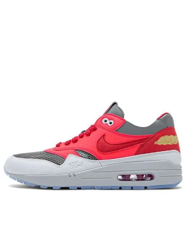 Кроссовки клот х аир макс 1 Nike — изображение 1 из 4, красный/серый