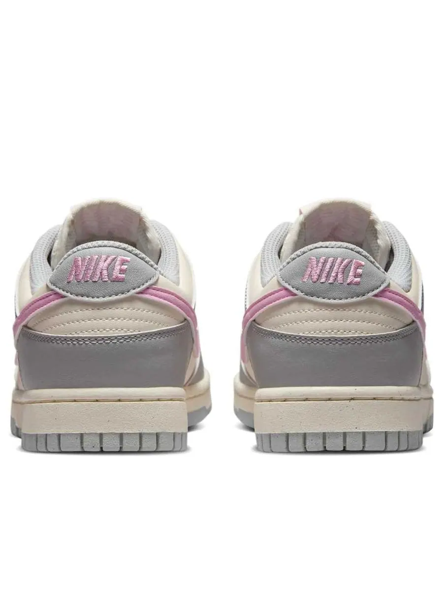 Кроссовки (WMNS) Nike Dunk Low Next Nature 'Light Smoke Grey Pink Rise' — изображение 5 из 6, серый