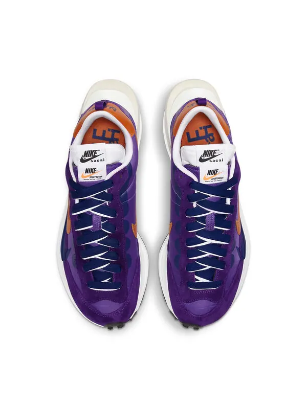 Кроссовки x sacai vaporwaffle 'dark iris' Nike — изображение 4 из 4, темный/оранжевый/белый