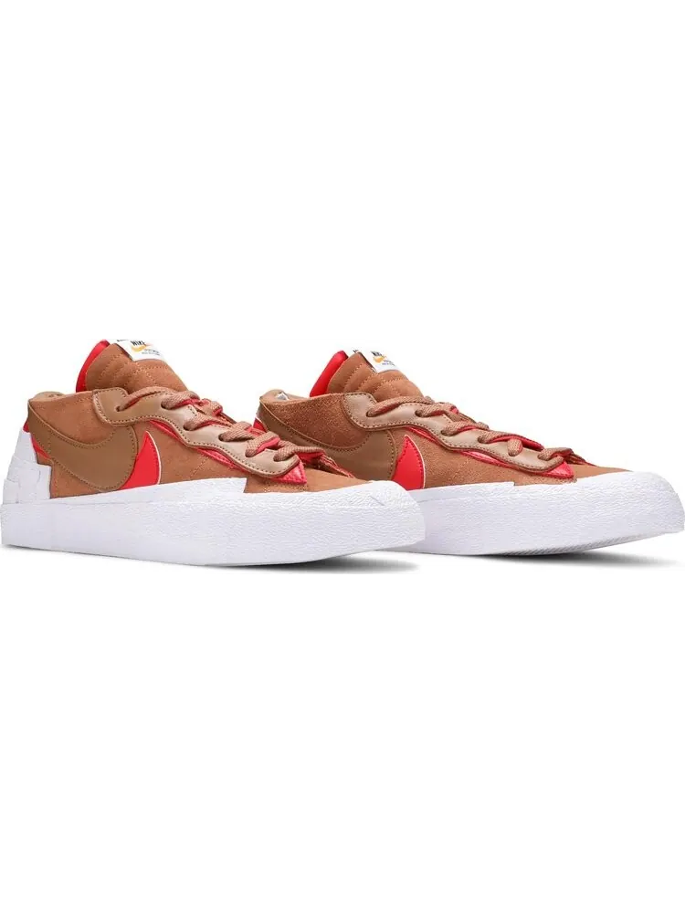 Кроссовки Nike sacai x Blazer Low 'British Tan' — изображение 8 из 10, бежевый