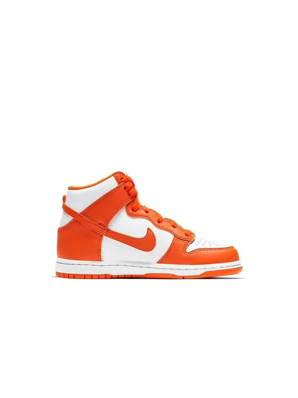 Кроссовки данки высокие sp Nike — изображение 2 из 4, оранжевый/белый