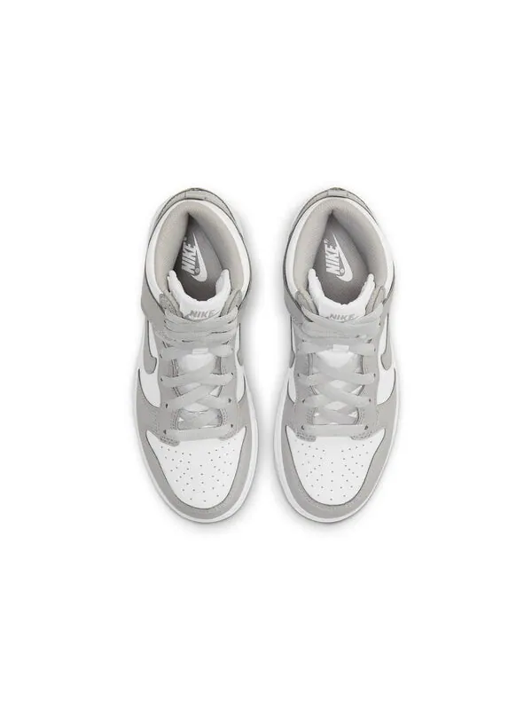 Кроссовки данк высокие Nike — изображение 4 из 4, серый/белый/серый