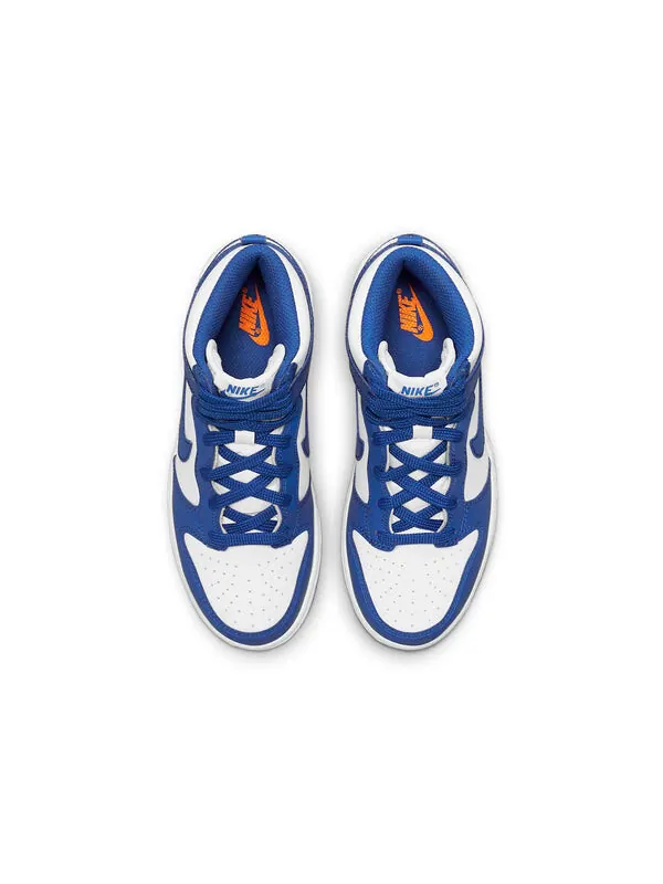 Кроссовки данк высокие Nike — изображение 4 из 4, синий/белый