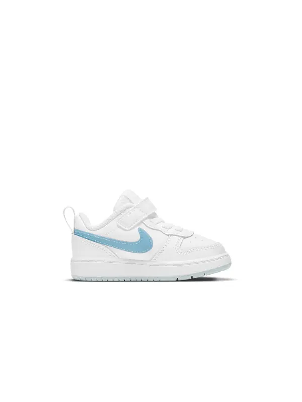 Кроссовки Court Borough Low 2 Nike — изображение 2 из 4, белый/розовый/синий