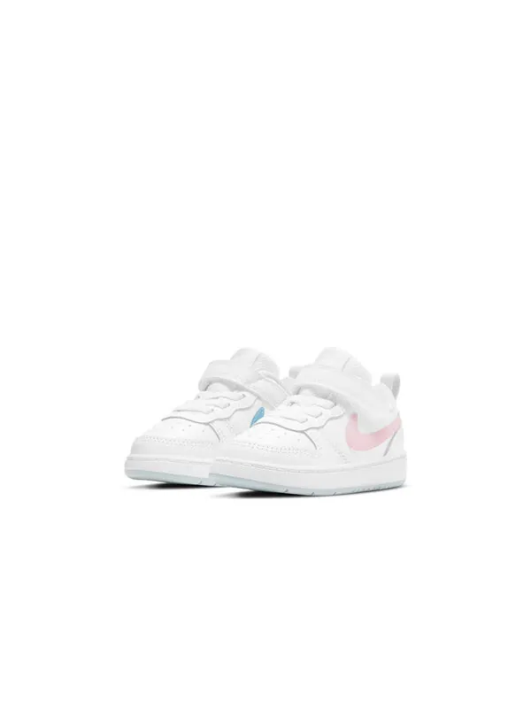 Кроссовки Court Borough Low 2 Nike — изображение 3 из 4, белый/розовый/синий