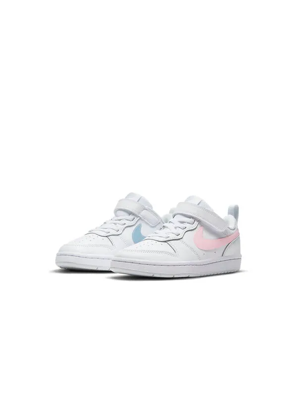 Кроссовки Court Borough Low 2 Nike — изображение 3 из 4, белый/розовый