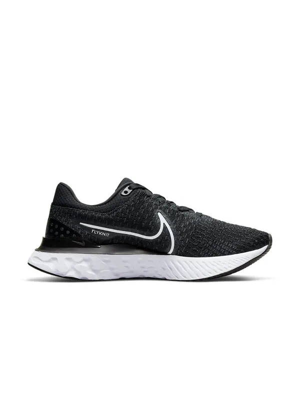 Кроссовки react infinity run flyknit 3 Nike — изображение 2 из 4, черный/белый