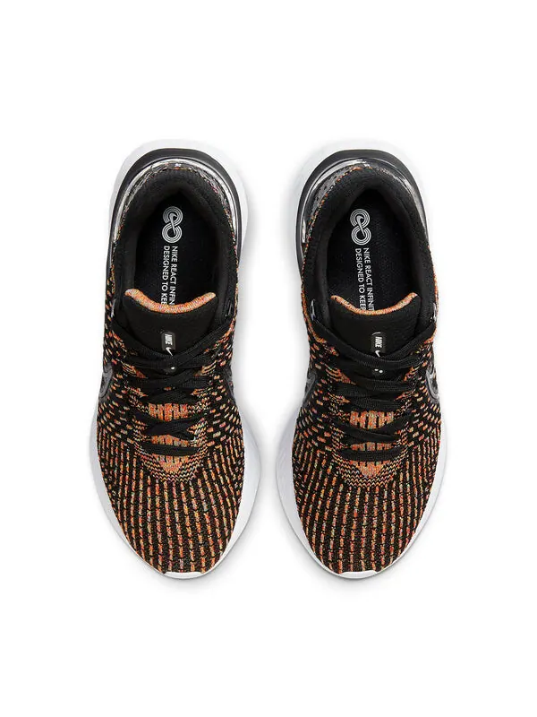 Кроссовки react infinity run flyknit 3 Nike — изображение 4 из 4, черный/красный