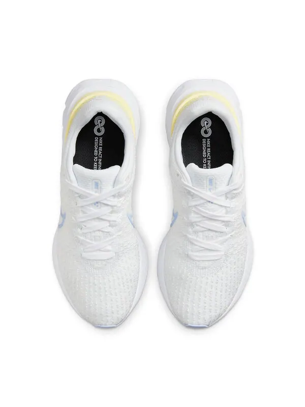 Кроссовки react infinity run flyknit 3 Nike — изображение 4 из 4, белый/светлый