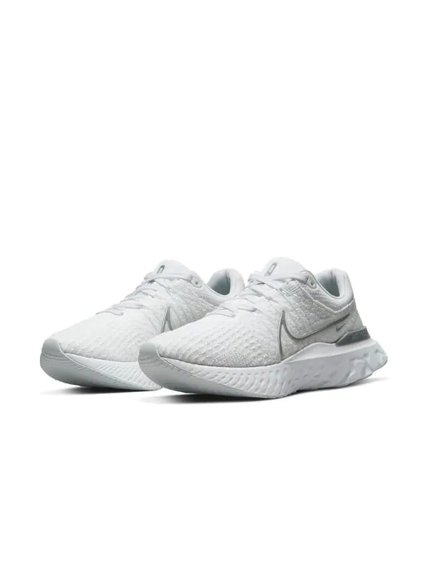 Кроссовки react infinity run flyknit 3 Nike — изображение 3 из 4, белый/серый