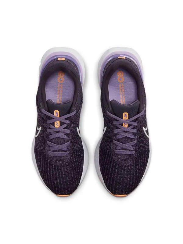 Кроссовки react infinity run flyknit 3 Nike — изображение 4 из 4, фиолетовый