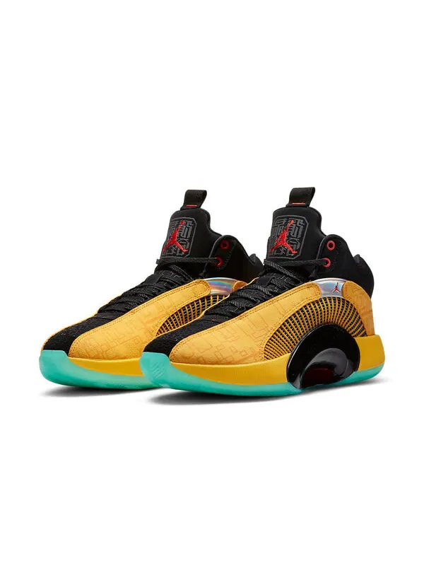 Кроссовки 35 Air Jordan — изображение 3 из 4, желтый