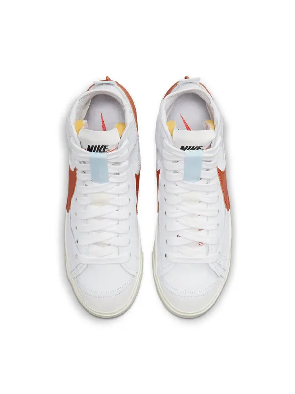 Кроссовки blazer mid '77 jumbo 'dark russet' Nike — изображение 4 из 4, белый/темный/белый