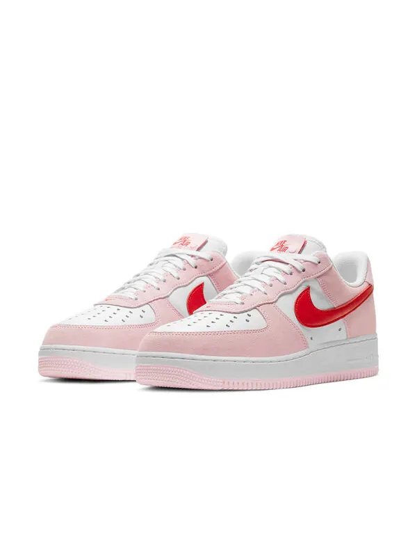 Кроссовки air force 1 low '07 qs 'valentines day love letter' Nike — изображение 3 из 4, розовый/красный/белый