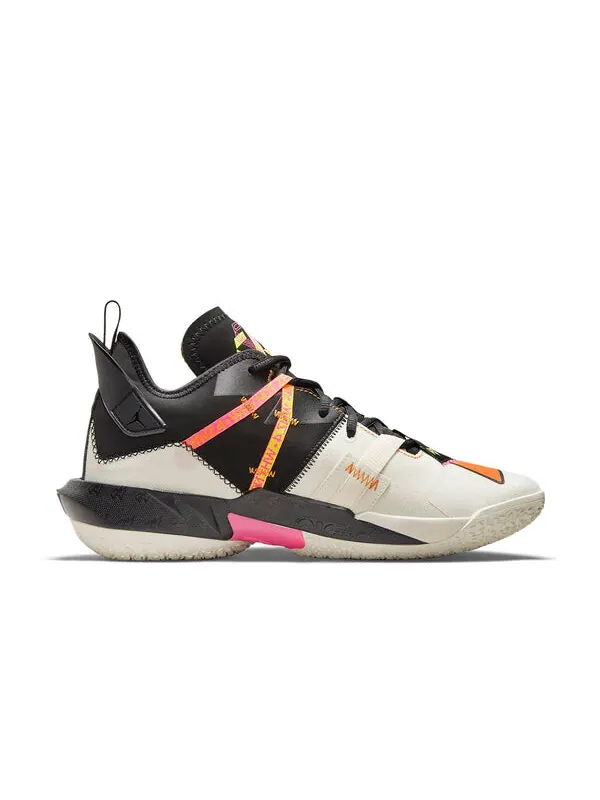 Кроссовки почему не zer0.4 Air Jordan — изображение 2 из 4, черный/оранжевый/белый