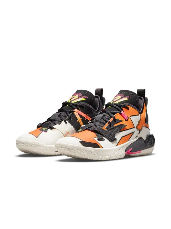 Кроссовки почему не zer0.4 Air Jordan — изображение 3 из 4, черный/оранжевый/белый