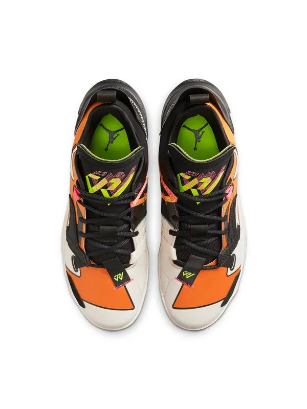 Кроссовки почему не zer0.4 Air Jordan — изображение 4 из 4, черный/оранжевый/белый