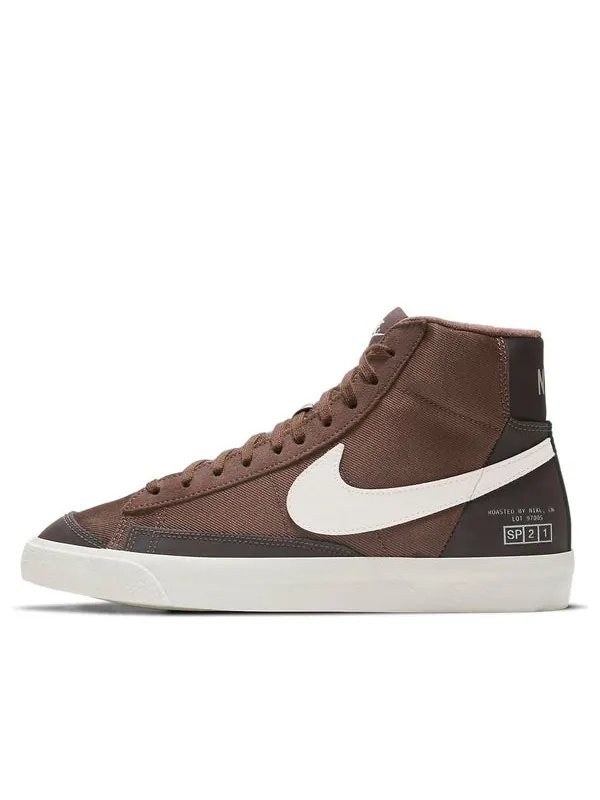 Кроссовки blazer mid coffee' Nike — изображение 1 из 4, коричневый