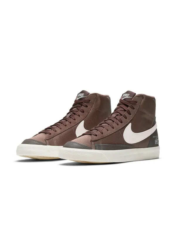 Кроссовки blazer mid coffee' Nike — изображение 3 из 4, коричневый
