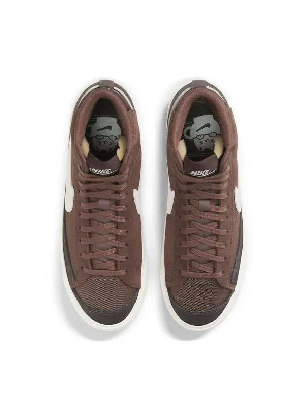 Кроссовки blazer mid coffee' Nike — изображение 4 из 4, коричневый