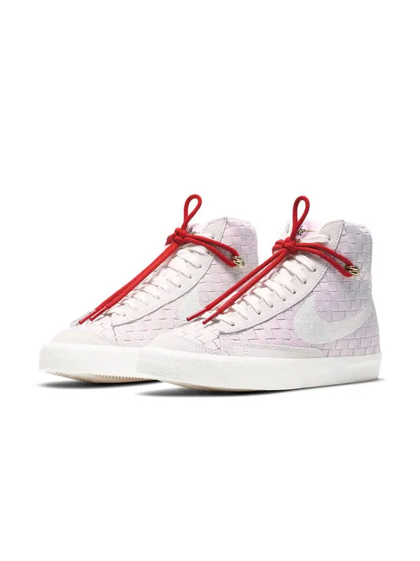 Кроссовки blazer mid sashiko' Nike — изображение 3 из 4, розовый