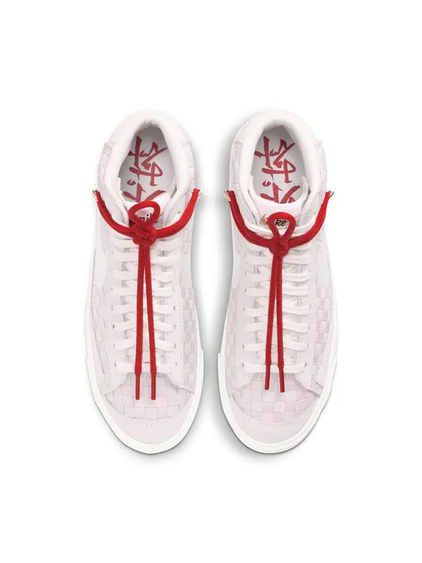 Кроссовки blazer mid sashiko' Nike — изображение 4 из 4, розовый